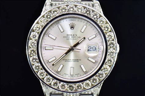 diamond flooded rolex replica|genuine rolex dials.